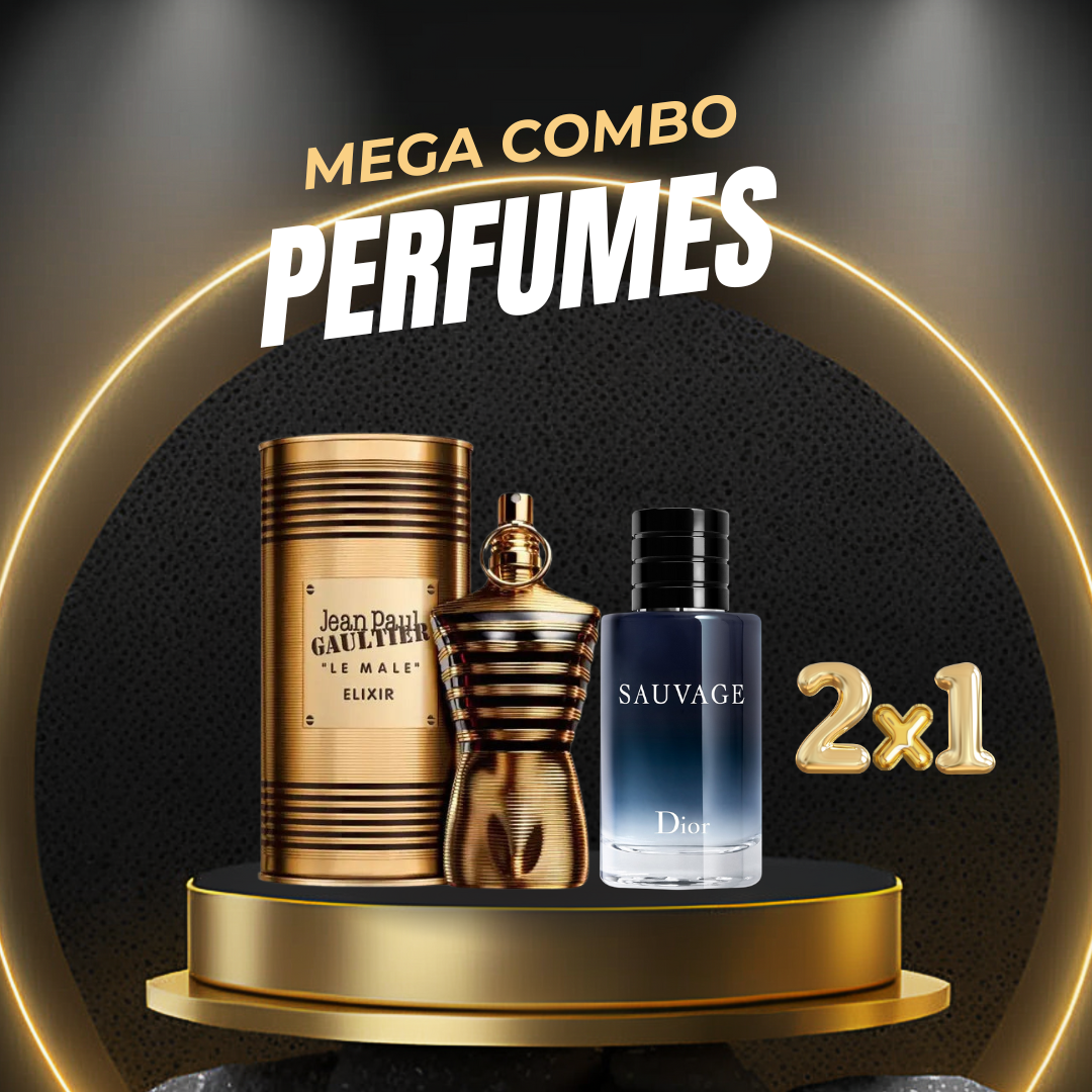 Mega Combo 2x1 Jean Paul Gaultier Le Male Elixir | Sauvage Dior